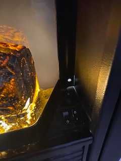 Lareira elétrica com Moldura em pedra