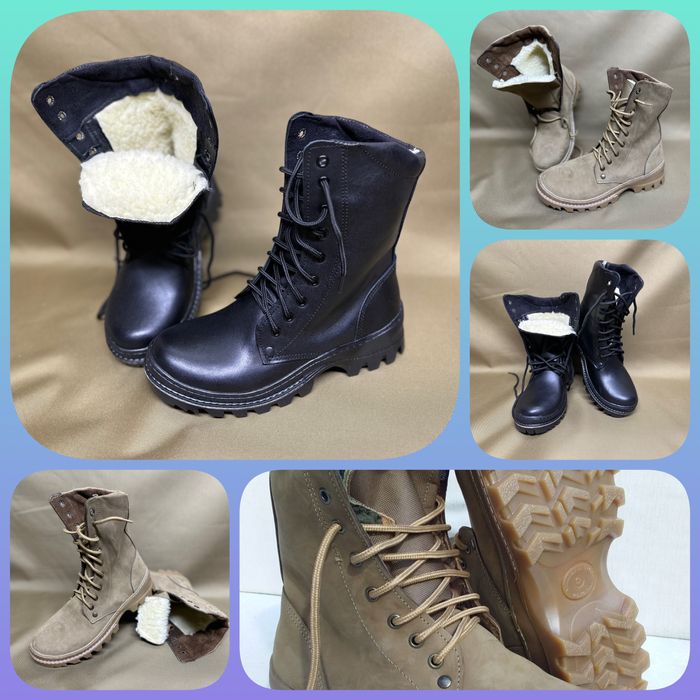 Берці зимові хутро штучне натуральне утеплювач Gore-Tex 40-46 Розн