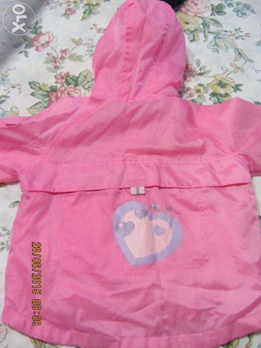 Курточка-ветровочка с капюшоном на девочку 4-5 лет