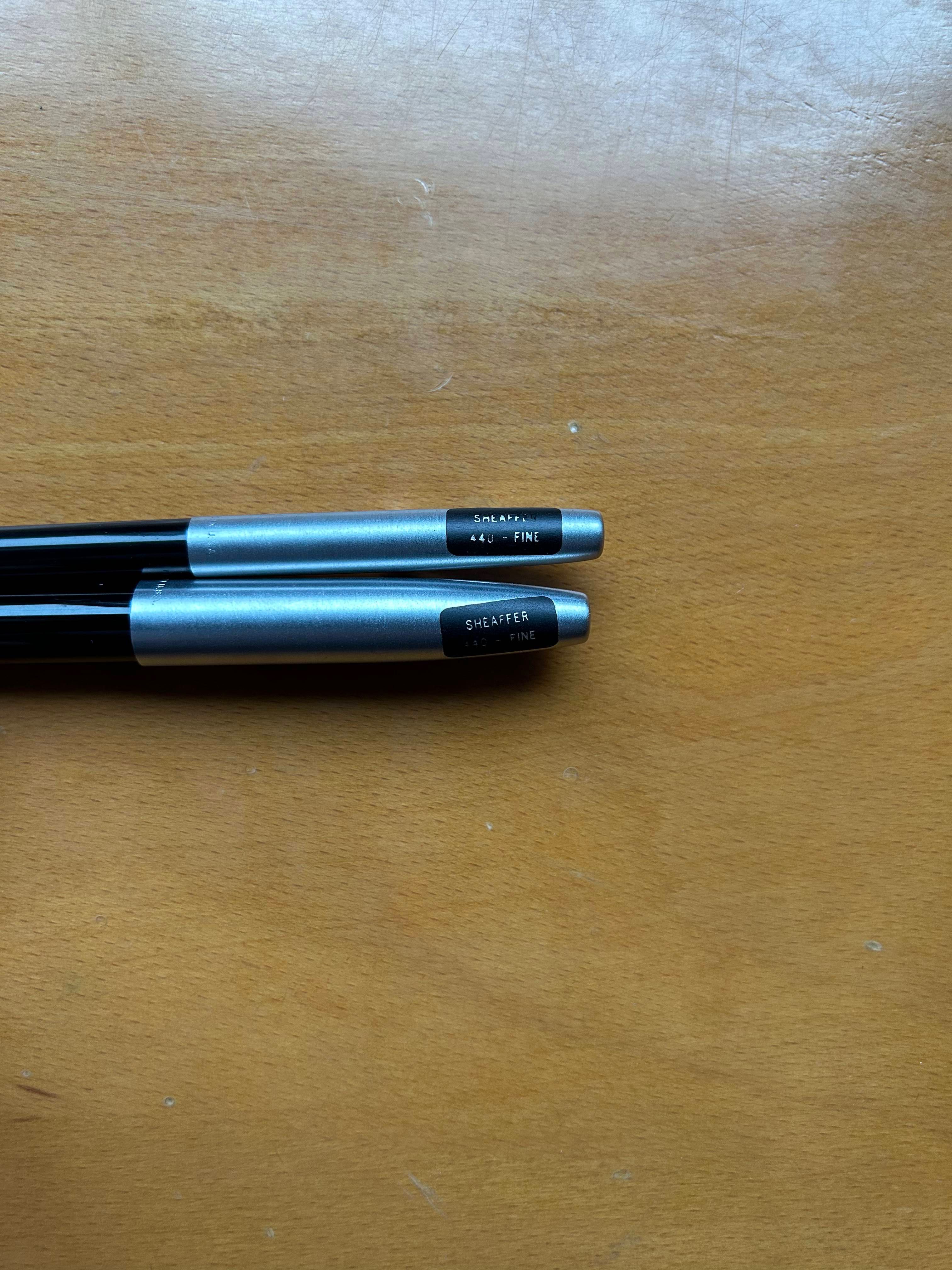 Sheaffer 440 Triumph Black C.T. Fine (F) Fountain Pen + Ballpoint