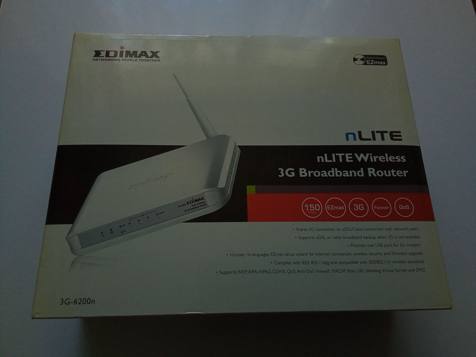 Router 3G- 6200 Edimax plus Modem E173 stan idealny.