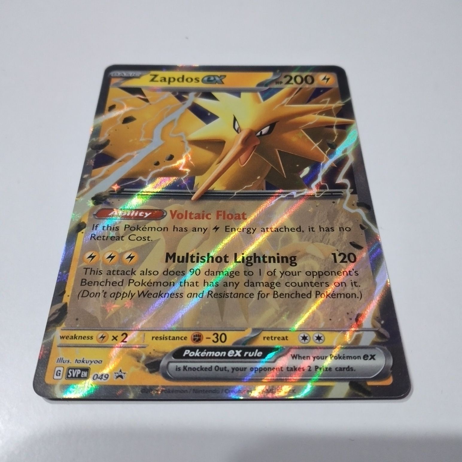 Zapdos Ex Promo - Karty Pokemon