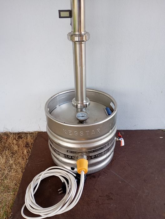 Destylator Aabratek 95-96%, beczka 30-50l, rura 60.3mm.