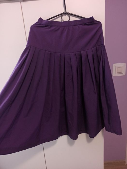 Fioletowa spódnica damska