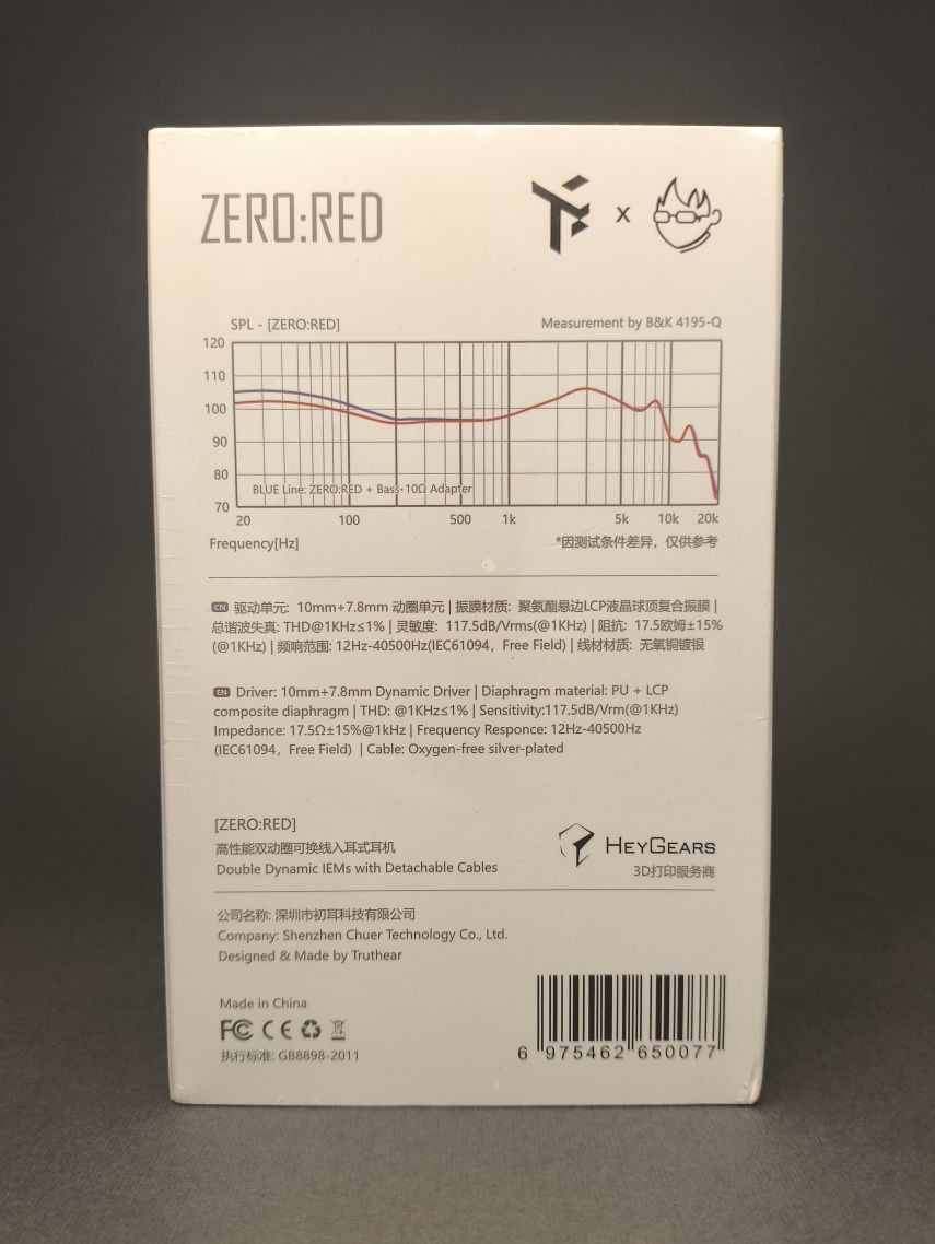 ‼️TRUTHEAR x Crinacle ZERO : RED - HiFi IEM навушники +Гарантія 90 дні