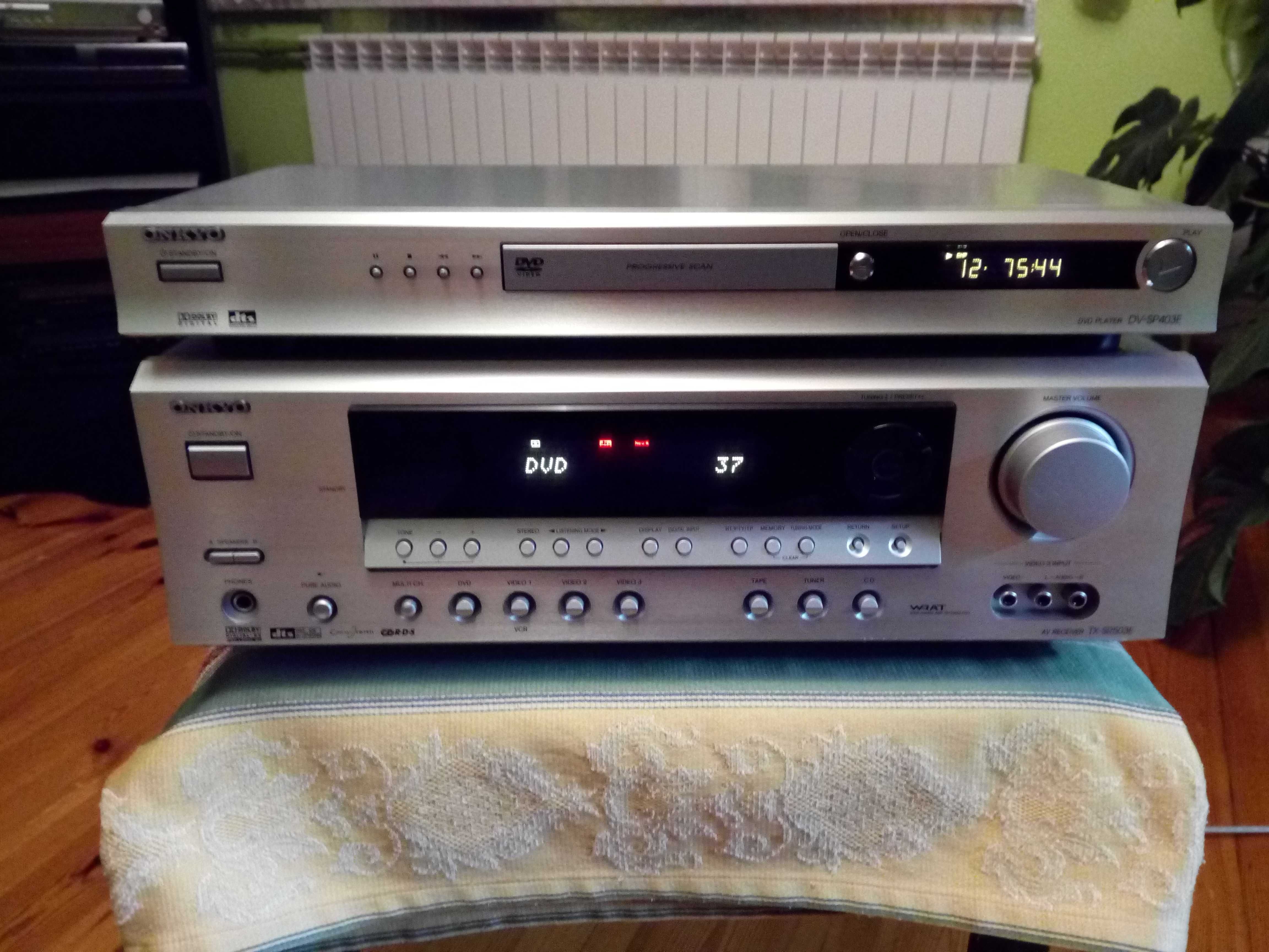 Wzmacniacz 100W radio dvd cd tuner AUX