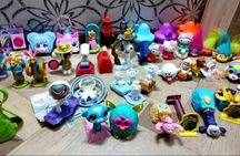 Іграшки з Макдональдзу McDonalds. Hello kitty furby Тролі Хеппі міл
