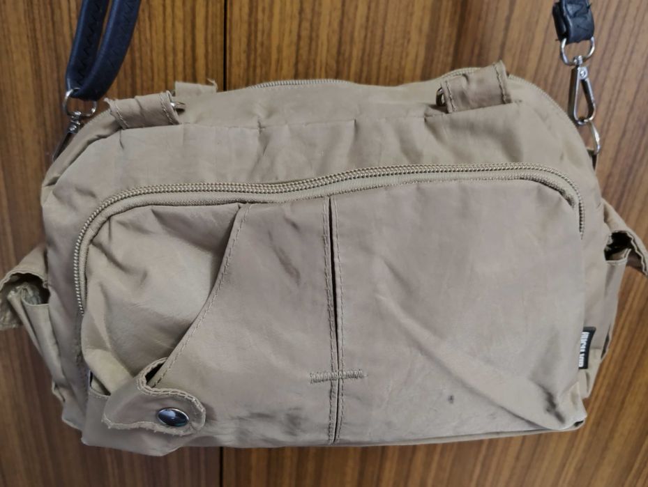 SUPER CENA Torebka torba oliwkowa kosmetyczka plecak saszetka