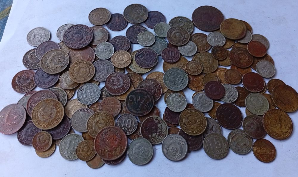 Монети СРСР до реформи 1961 р. 136 монет без повторів!