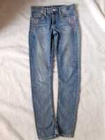 Dżinsy jeansy spodnie dżinsowe H&M rozm 134