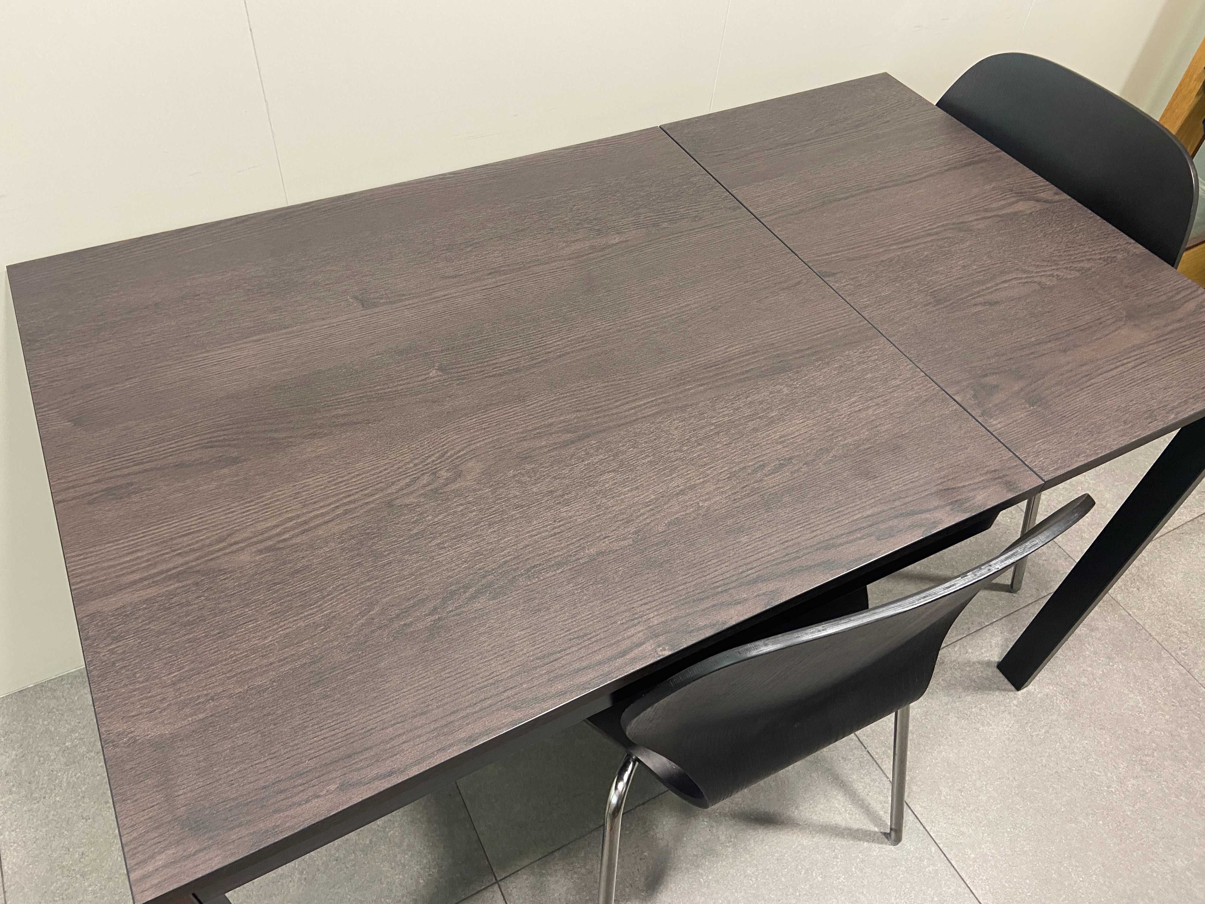 Mesa de Cozinha Extensível IKEA VANGSTA c/ Cadeiras SYGTRYGG