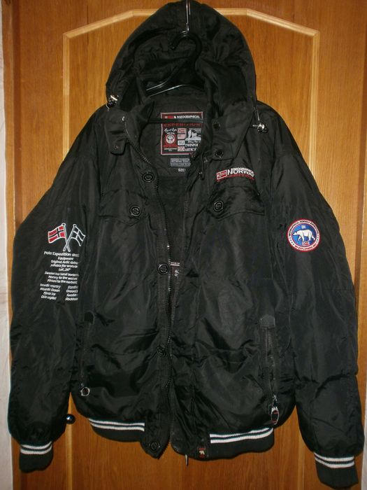 Куртка парка аляска Geographical Norway, разм. L, наш 52. ПОГ-64 см