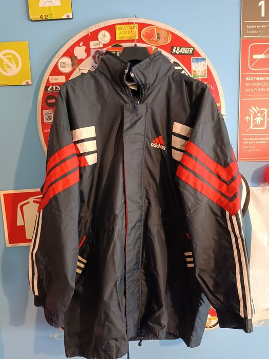 Casaco gabardina adidas vintage