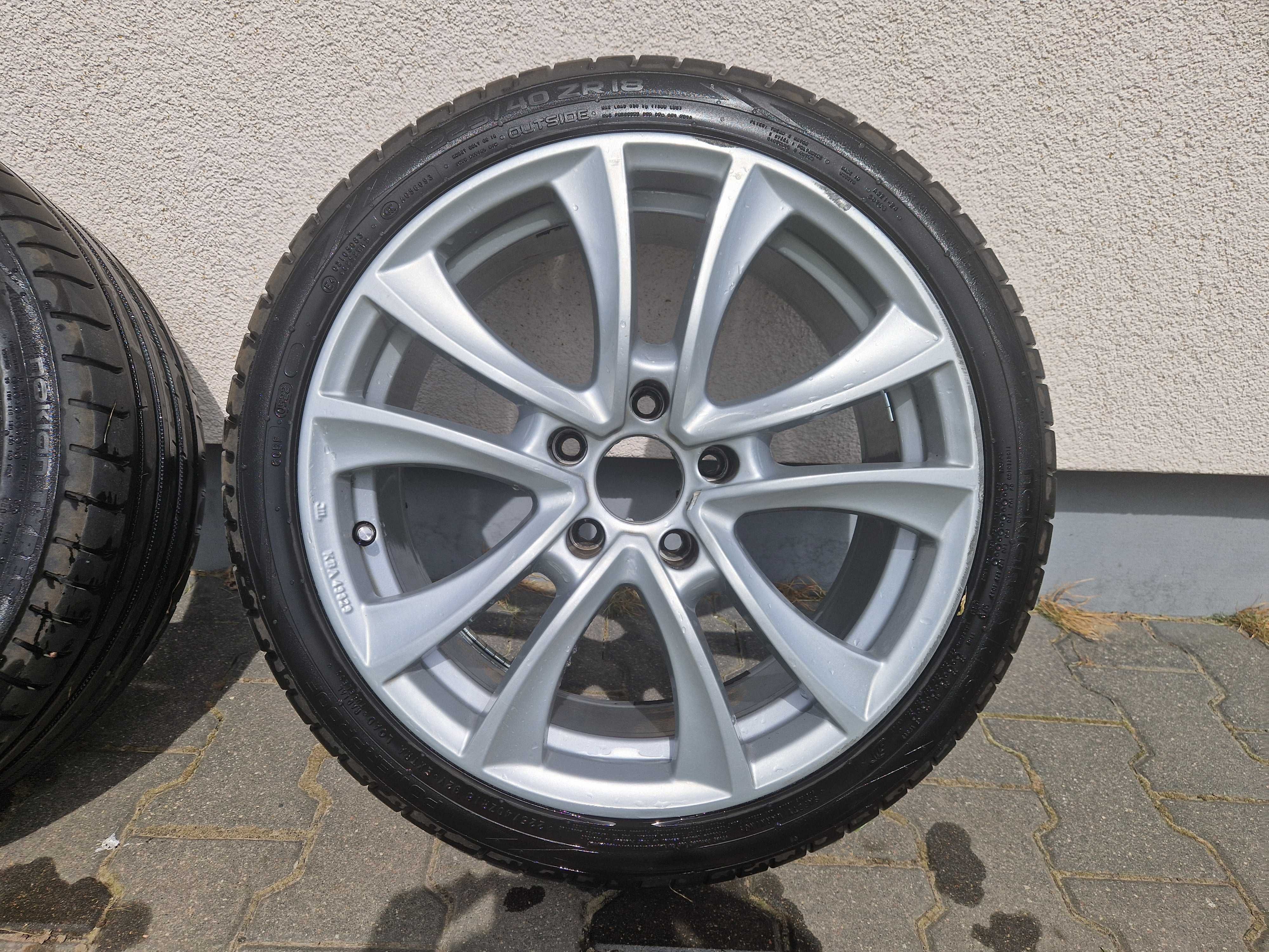 BMW Felgi + opony letnie z 2022 Nokian, 225/40/R18 jak nowe