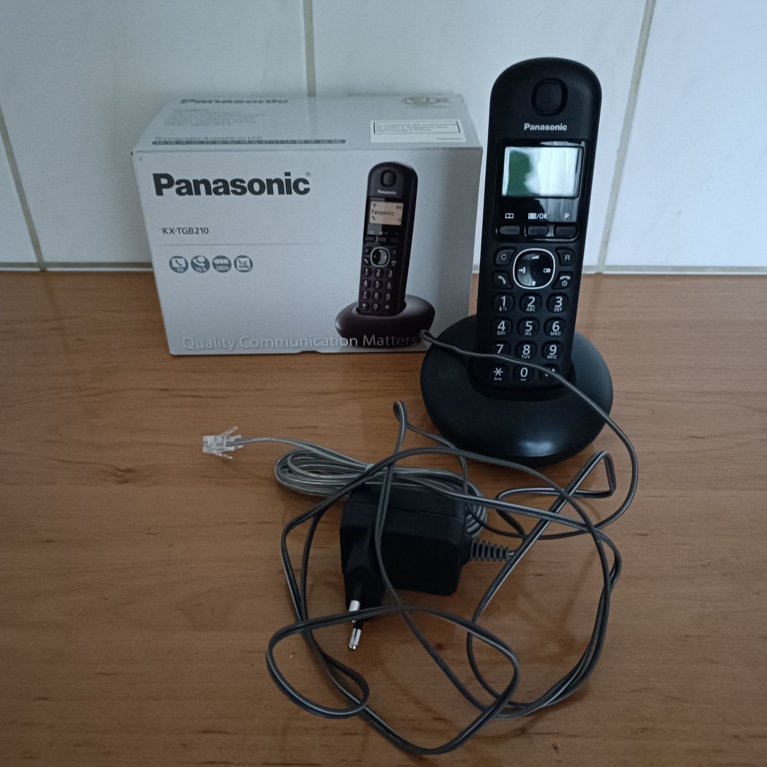 Telefon stacjonarny bezprzewodowy Panasonic KX-TGB210