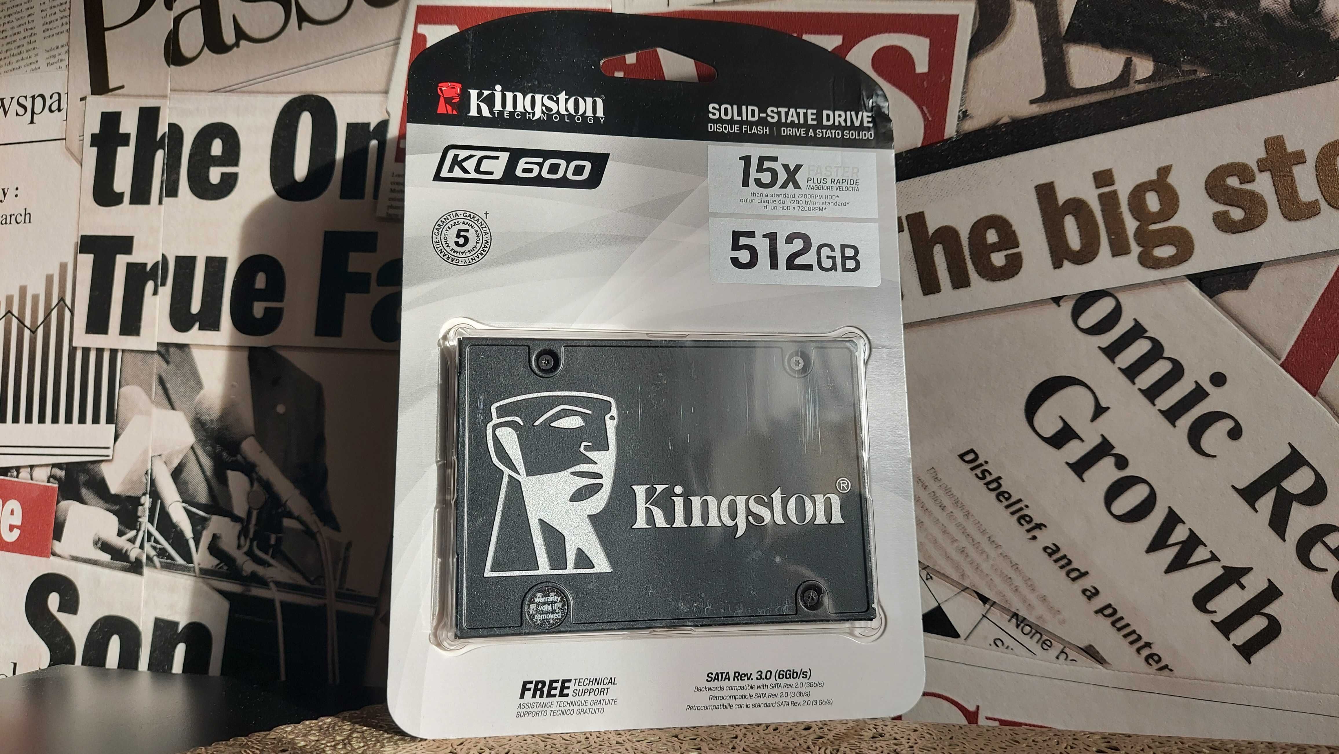 Dysk SSD Kingston KC600 512GB 2,5" SATA III
