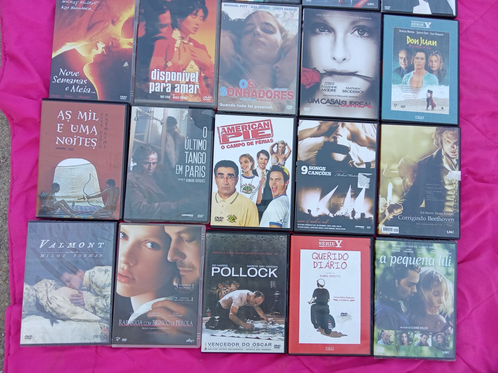 35 DVDs sensuais eróticos