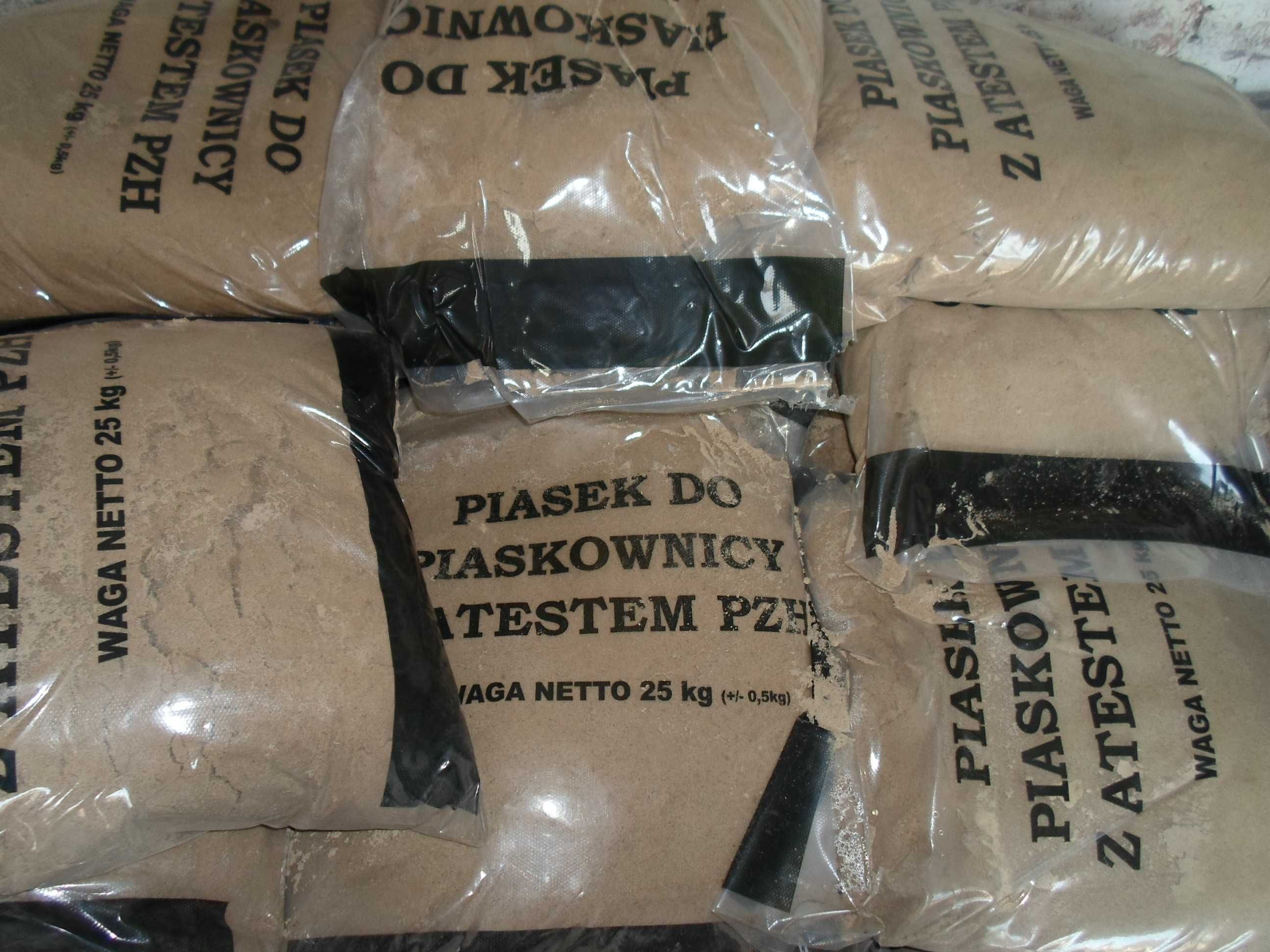 Piasek do piaskownic z atestem PZH worek 25kg.