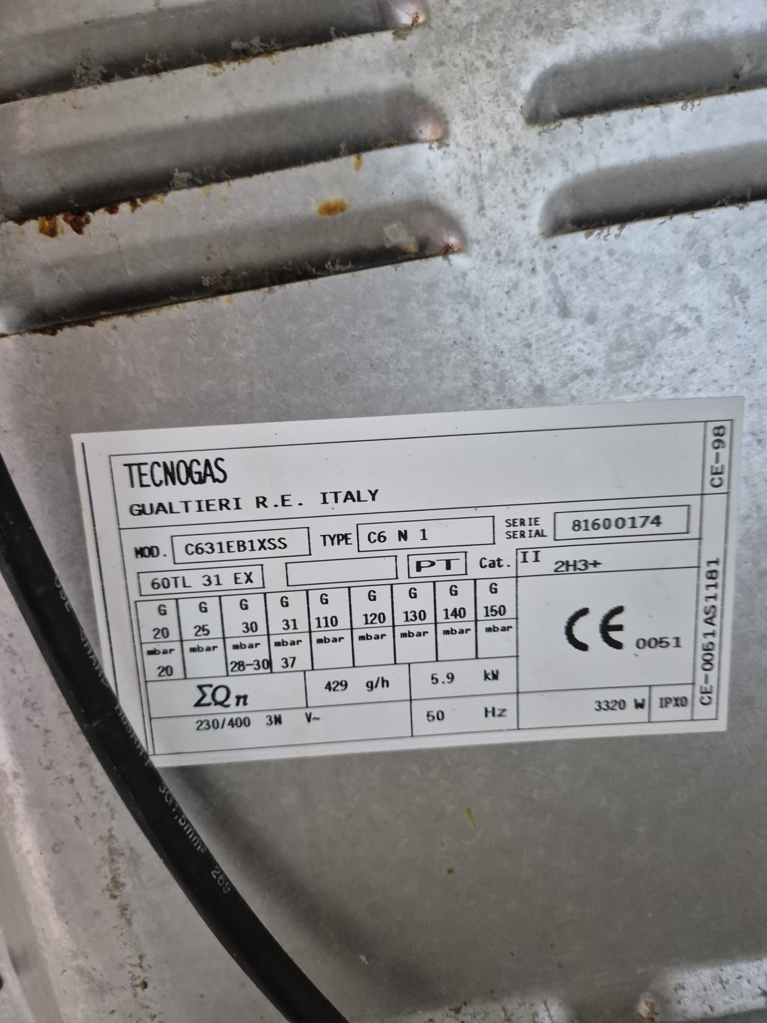 Fogao a gas e eléctrico