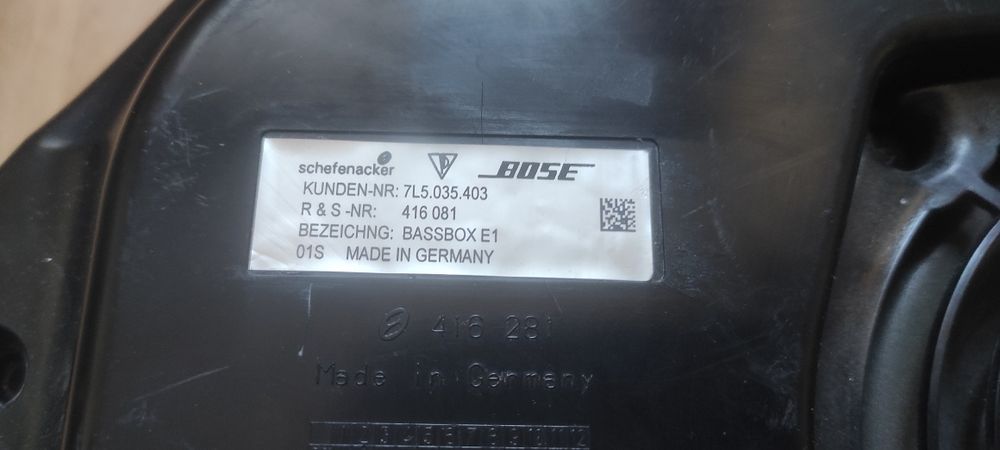 Сабвуфер Bose Porsche Cayenne
