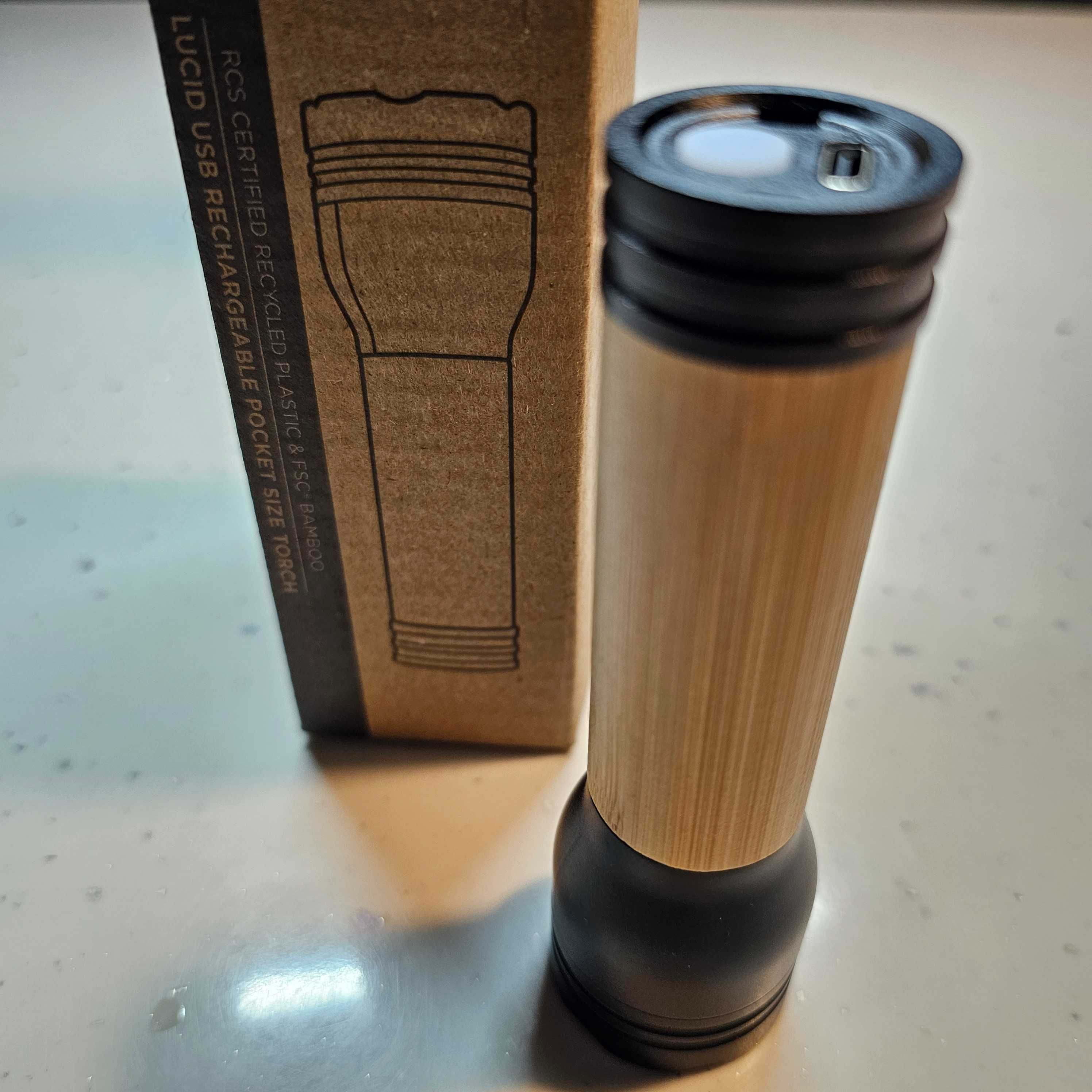 Latarka 5W Lucid bambus.