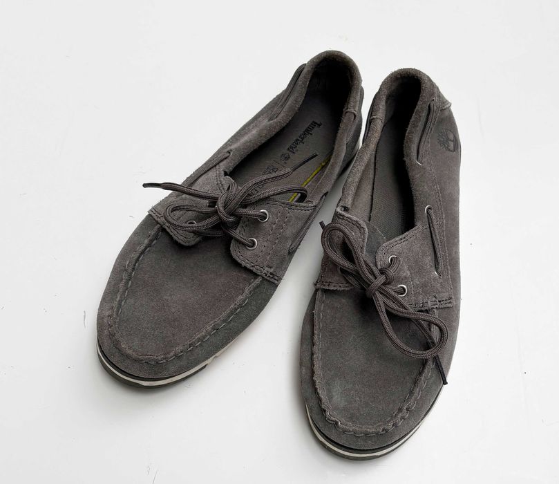 Mokasyny Szare Timberland Sensorflex 38 Skóra Skórzane