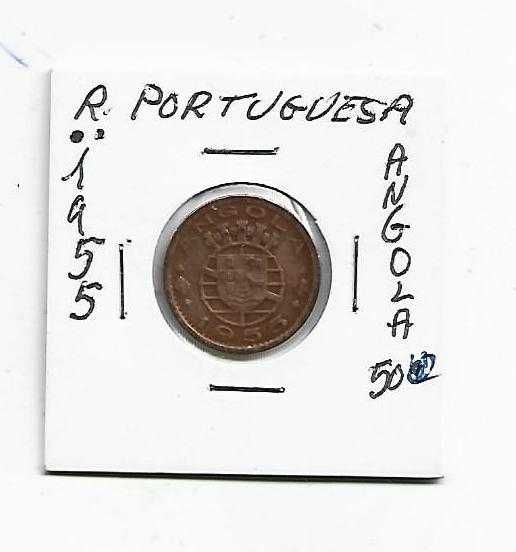 Angola 50 Centavos 1955 - Escassa