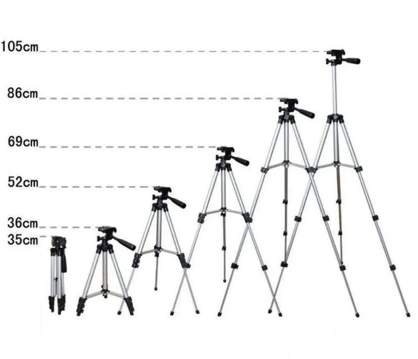 Штатив тренога 3110 для смартфона экшн камеры 35-106см