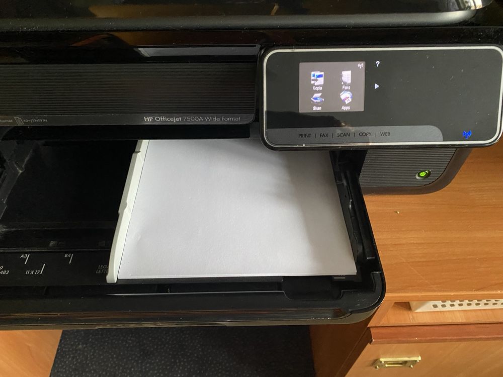 Drukaka A3 HP Officejet 7500 wifi