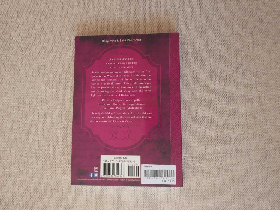 Livro Samhain: Rituals, Recipes & Lore for Halloween