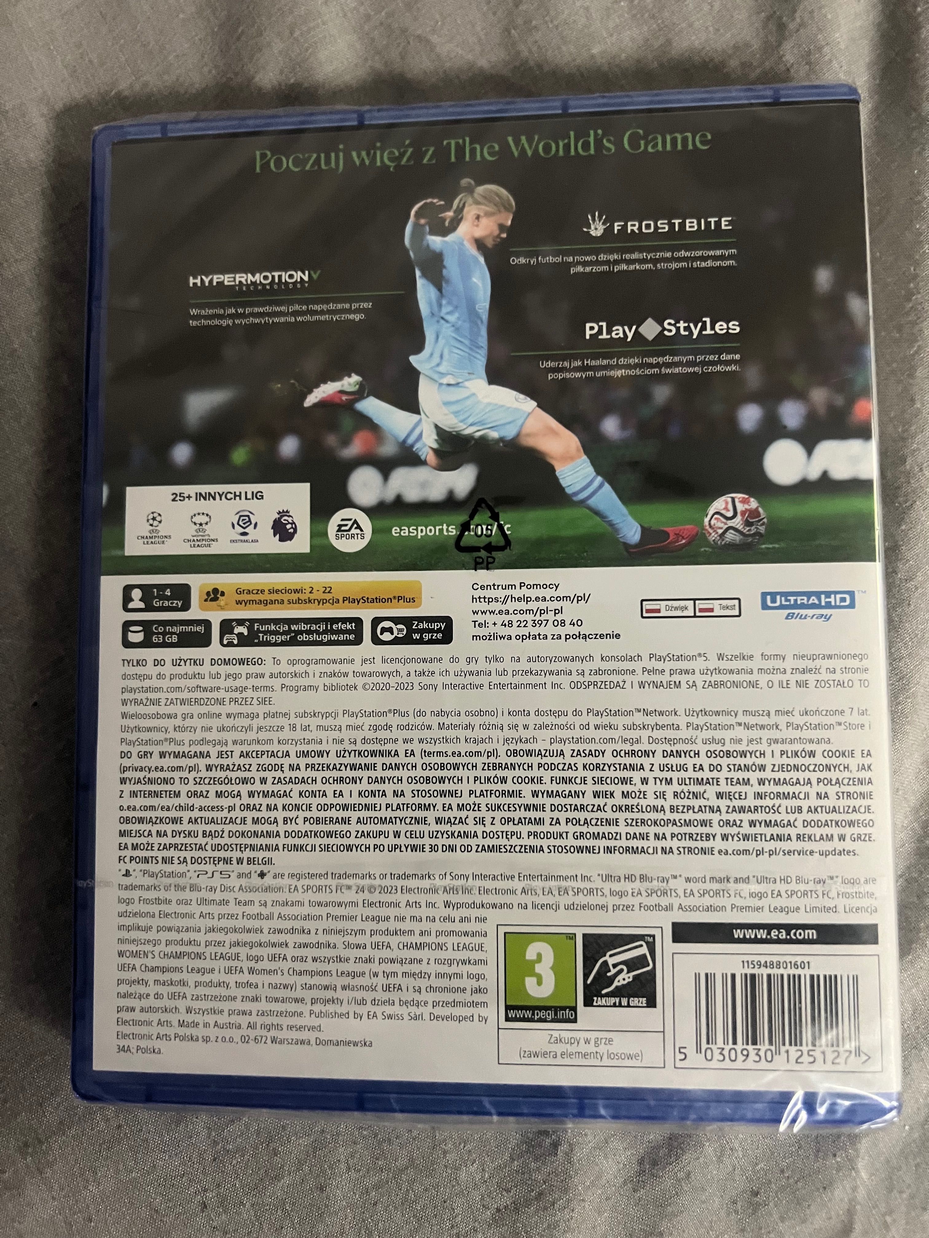 FIFA 2024 PS5 zapakowana