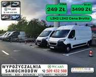 Wynajem samochodów dostawczych wypożyczalnia aut Peugeot dostawcze van
