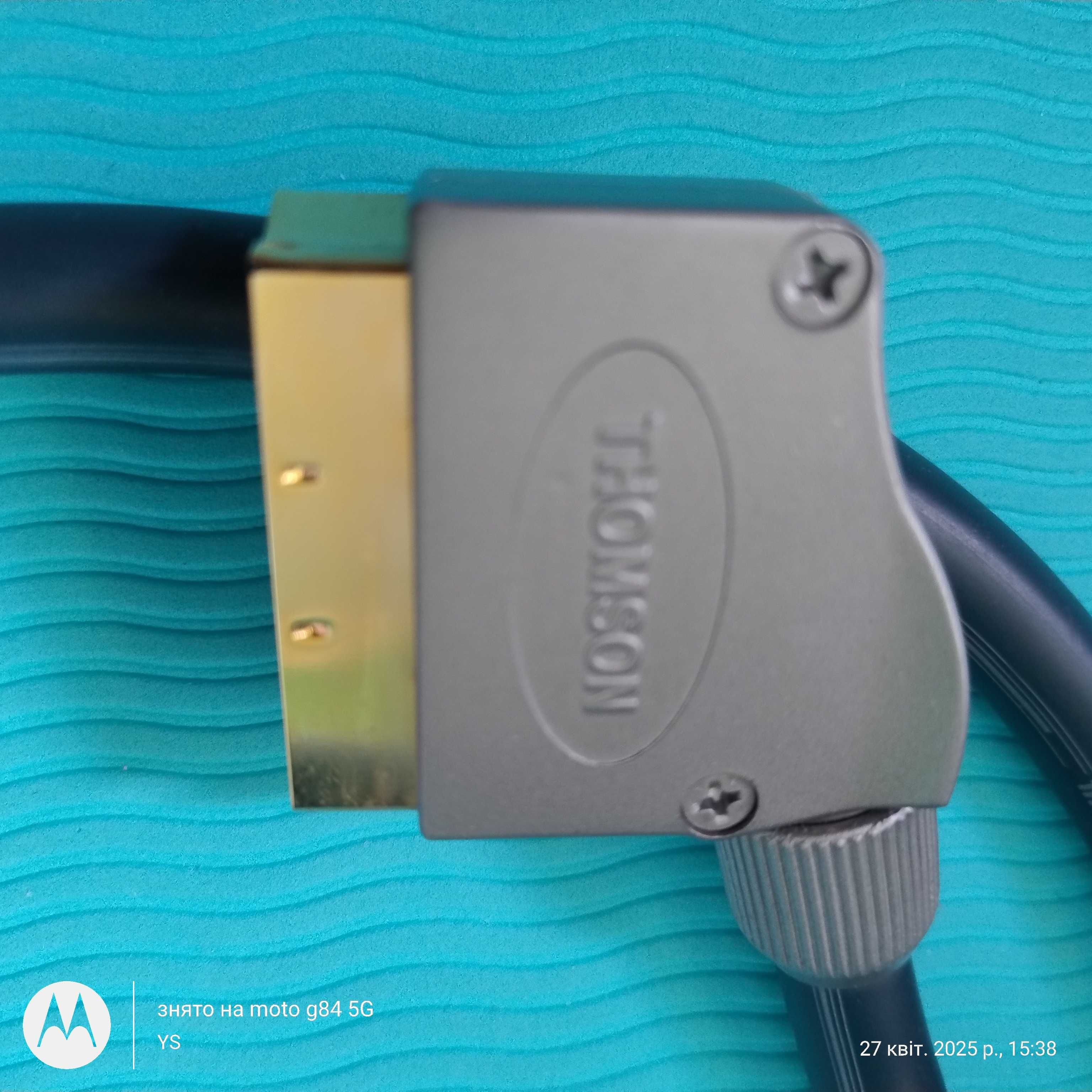 Кабель Thomson SCART-SCART 1,5м Gold