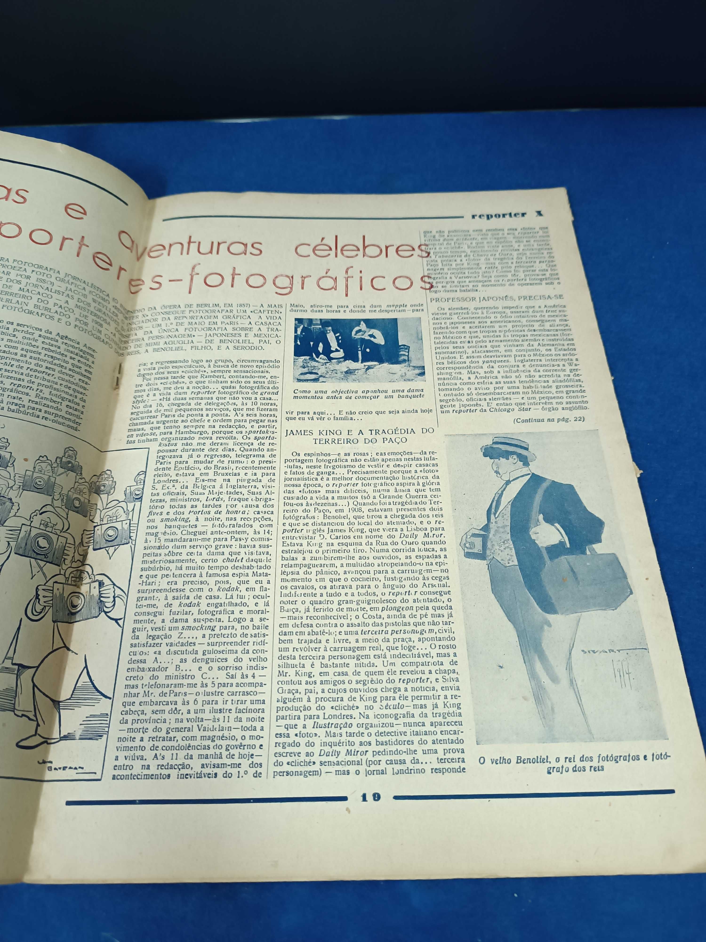 Antiga e rara revista Reporter X especial Natal anos 20