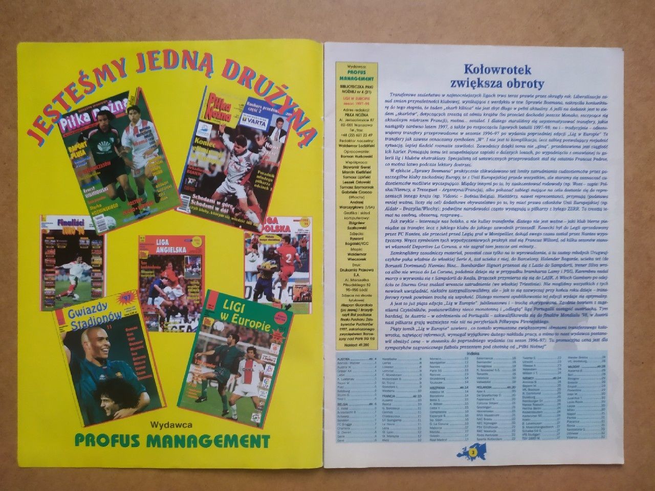 Skarb kibica ligi w Europie 1997-98