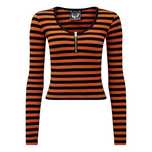 Bluzka killstar Izora Ribbed - Orange XS