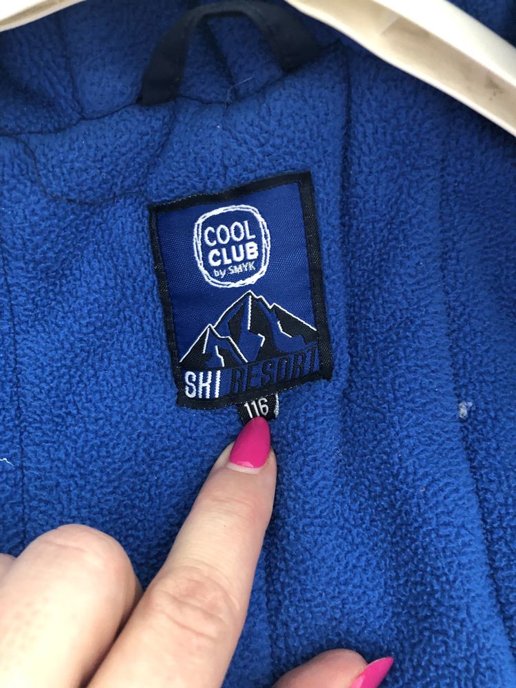 Smyk cool club kurtka zimowa narciarska dluga 116
