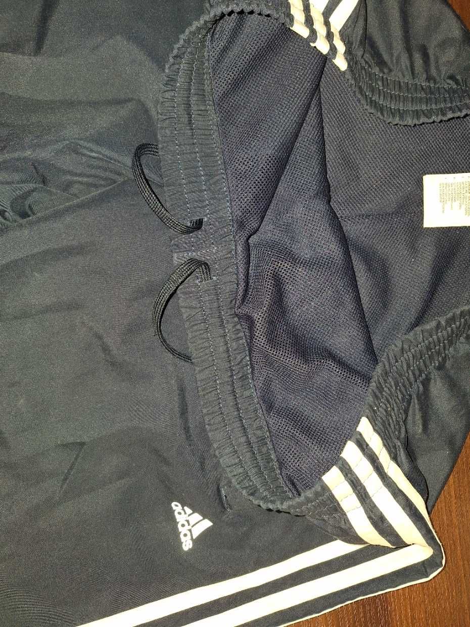 Спортивные штаны adidas original тёмно синие размер 48-50