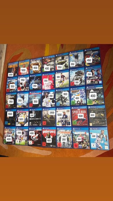 Диски на ps4,ps5