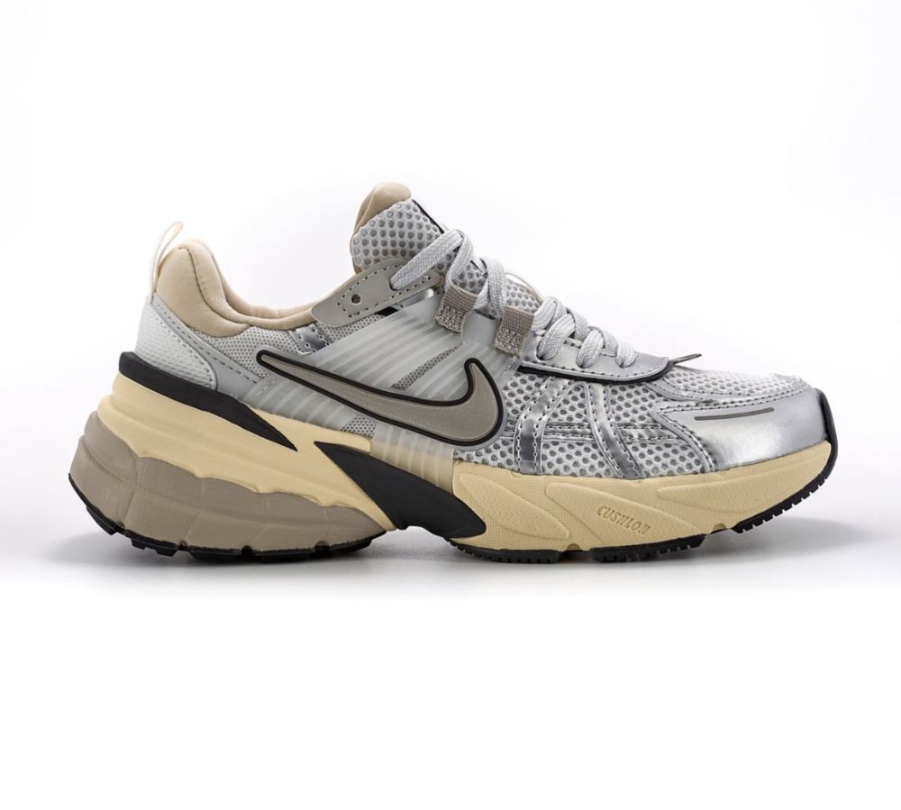 Кросівки Nike V2K Runtekk White/Beige/Silver люкс Без передоплати