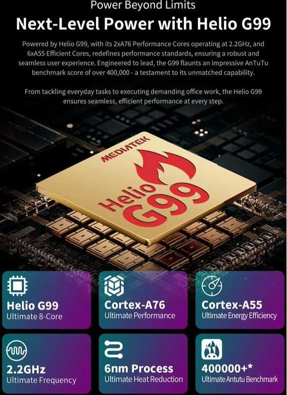 Teclast T50 Max 11`, FHD, 90Hz, G99, 8/256Gb, 8000mA, 18w, LTE, 4динам