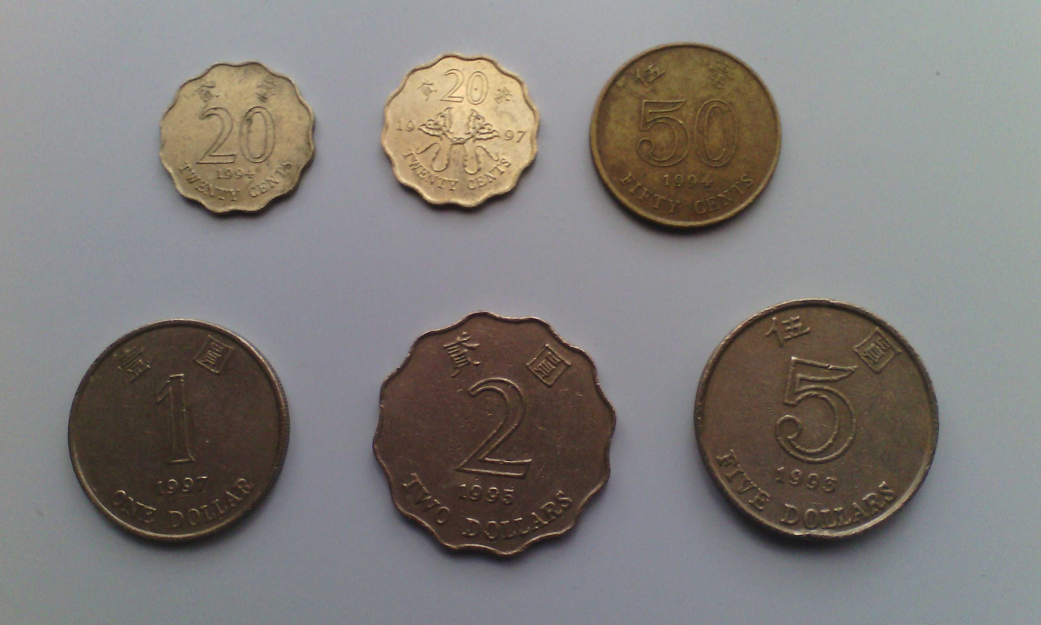 Монеты Китая, Гонконга, Индонезии для коллекции