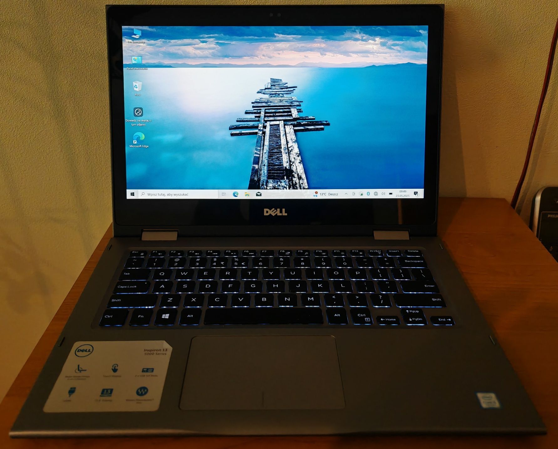 Laptop Dell Inspirion 5378 2in1 Ideał Dotyk 12Gb Ram I5 7200u