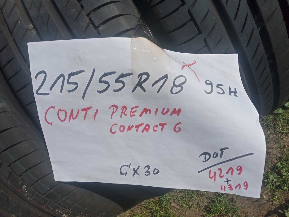 215/55R18 Continental premium contac 6