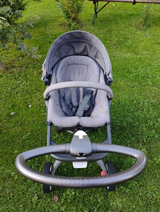 Wózek Stokke Xplory, spacerówka, gondola, adaptery, 2 w 1