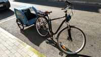 Bicicleta eléctrica Elops 900e + Atrelado Decathlon
