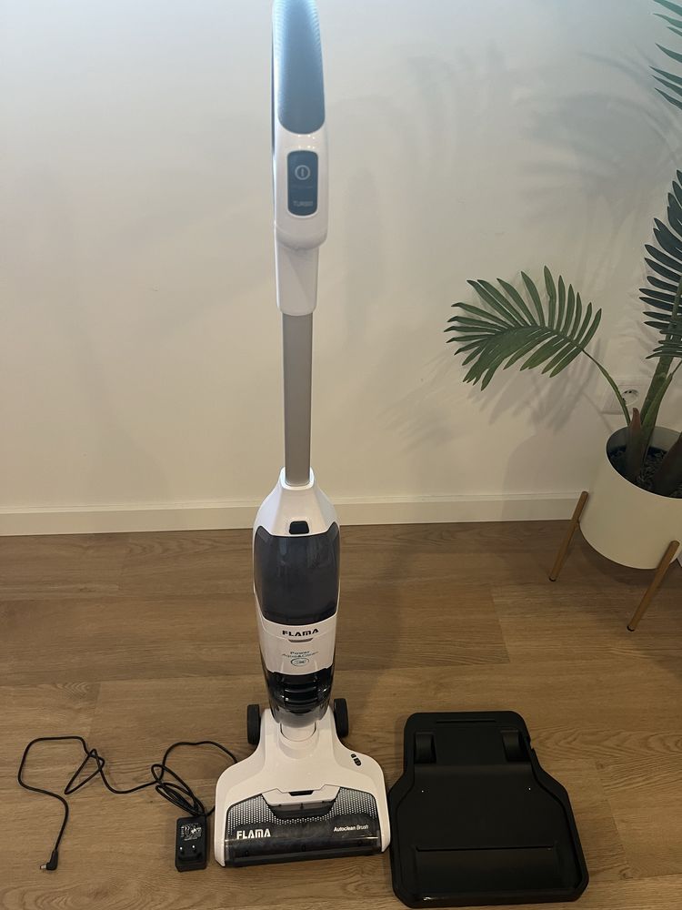 Aspirador Vertical Flama 3 em 1 Sem Fios – Para Sólidos e Líquidos