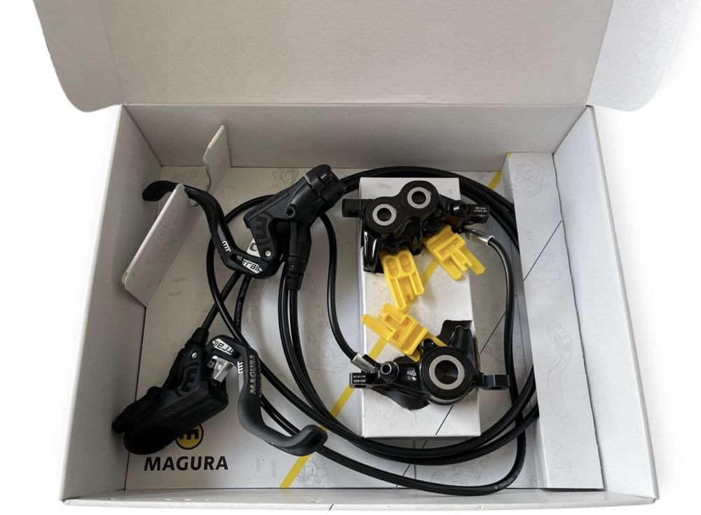 Hamulce tarczowe MAGURA MT Trail Sport przód+tył na 1 palec FV/004-020