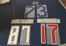 Nameset Nome e numero Naming Champions Betclic Benfica Porto Sporting