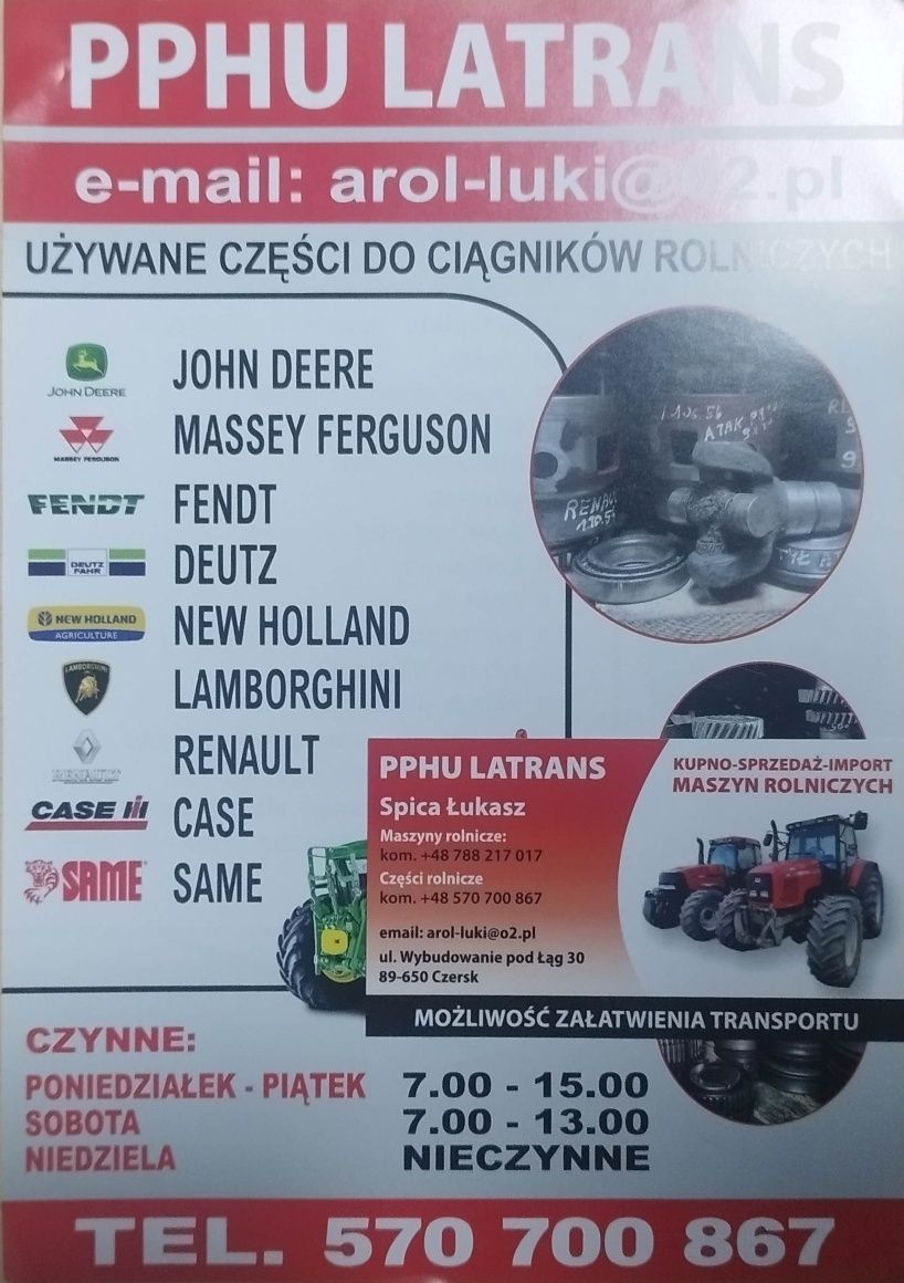 Skrzynia biegów Renault Ares 640 / Massey Ferguson 6000 seria